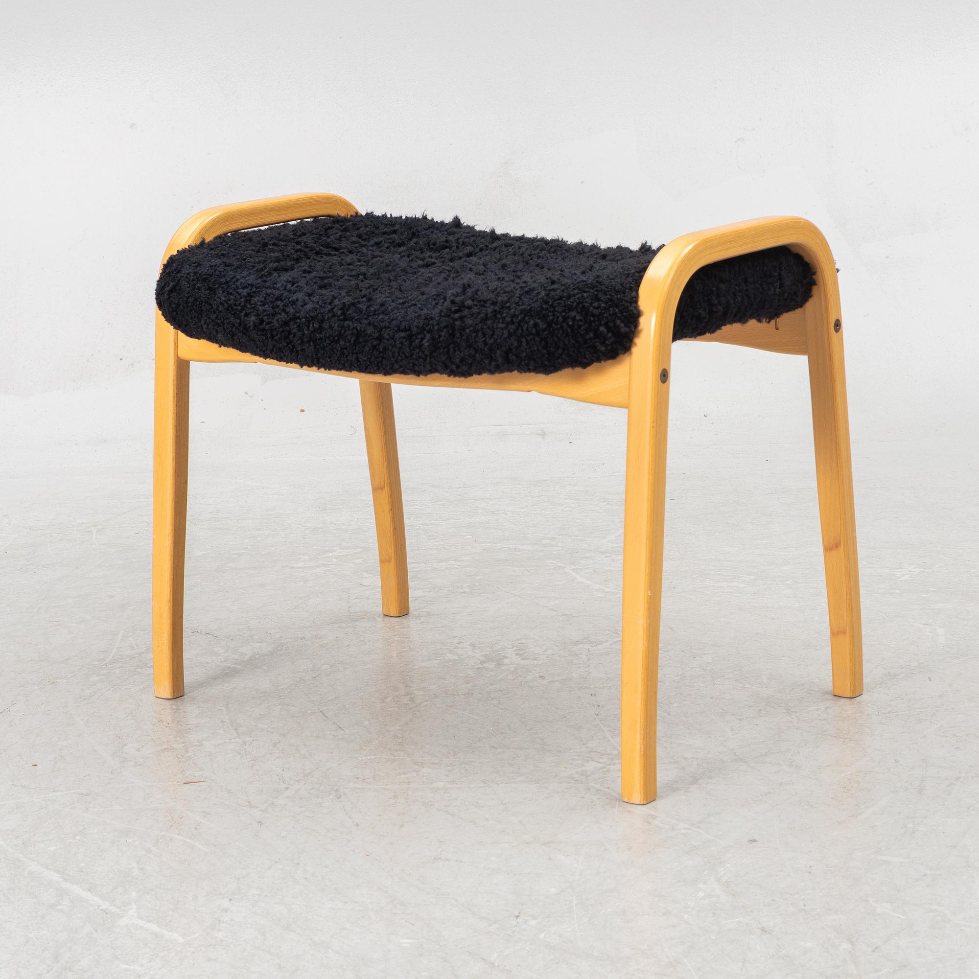 Yngve Ekström, footstool, "Lamino", Swedese.