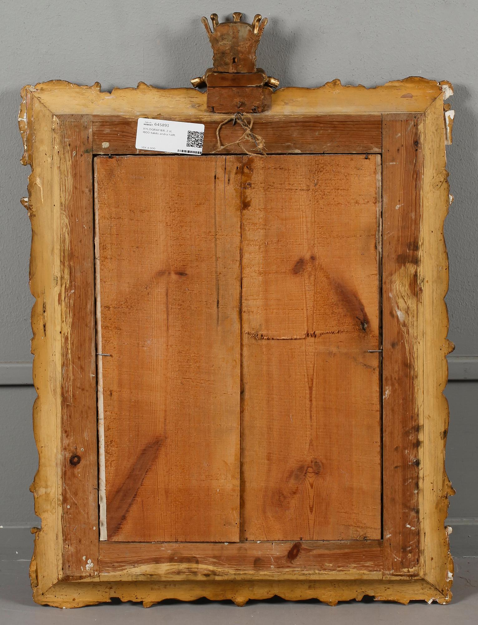 XYLOGRAFIER, 2 st, 1800-talets andra hälft.