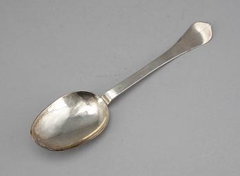 RÅTTSVANSSKED, silver, Ferdinand Sehl dä, Stockholm 1725. Vikt ca 44 gram.