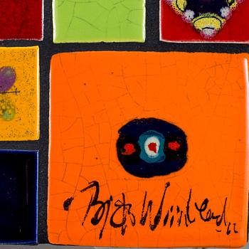 VÄGGPLAKETT, Björn Wiinblad, 1962.