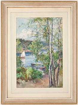 Anna Gardell-Ericson · ANNA GARDELL ERICSSON, akvarell. Signerad.