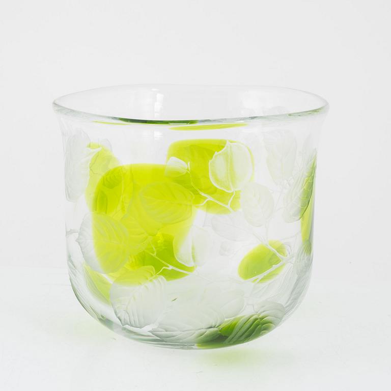 Olle Alberius, skål, Orrefors Gallery, 1987.