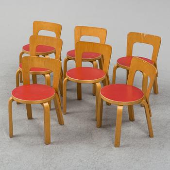 ALVAR AALTO , childrens furniture, 8 parts , Artek mid-1900s.