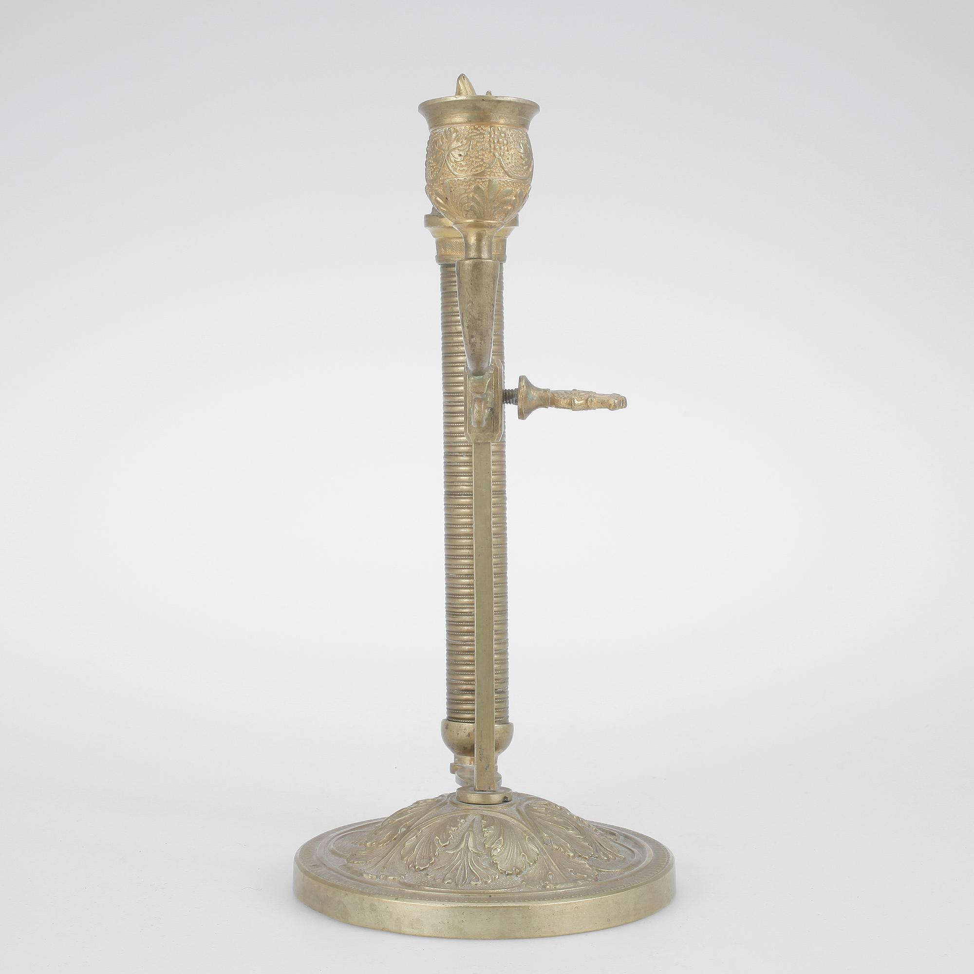 NATTLJUSSTAKE, brons, trol Ryssland, 1800-talets början.