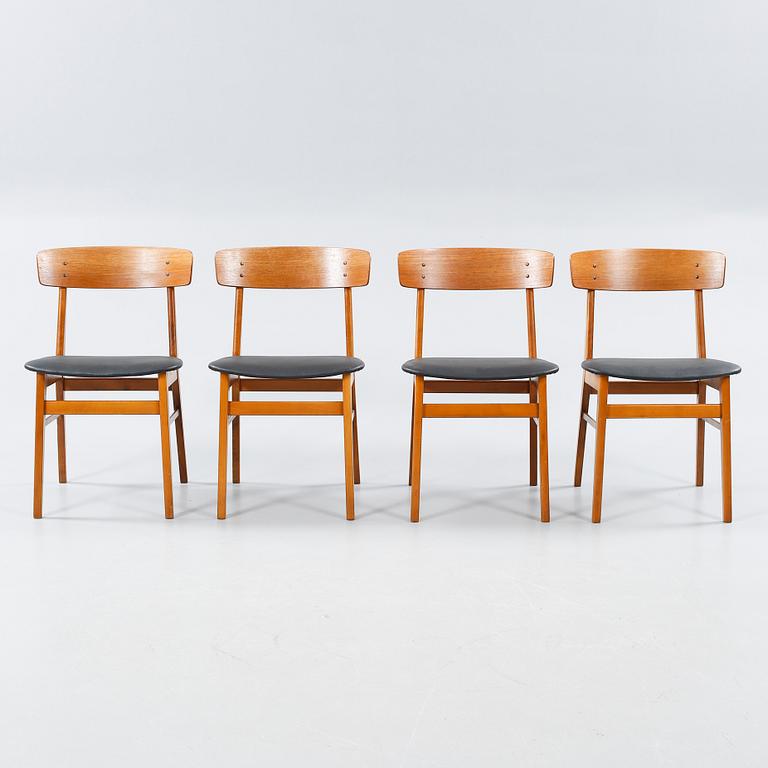 Four 1950/60s Farstrup chairs.