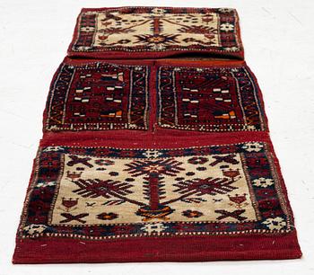 A semi-antique saddlebag, Soma/Bergama area, Western Anatolia, c. 124 x 46 cm.