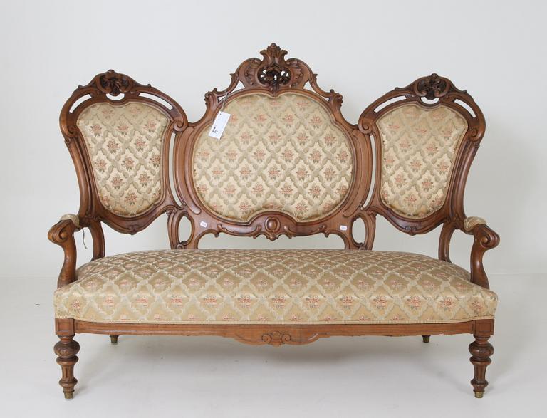 SOFFA, nyrokoko, 1800-tal.