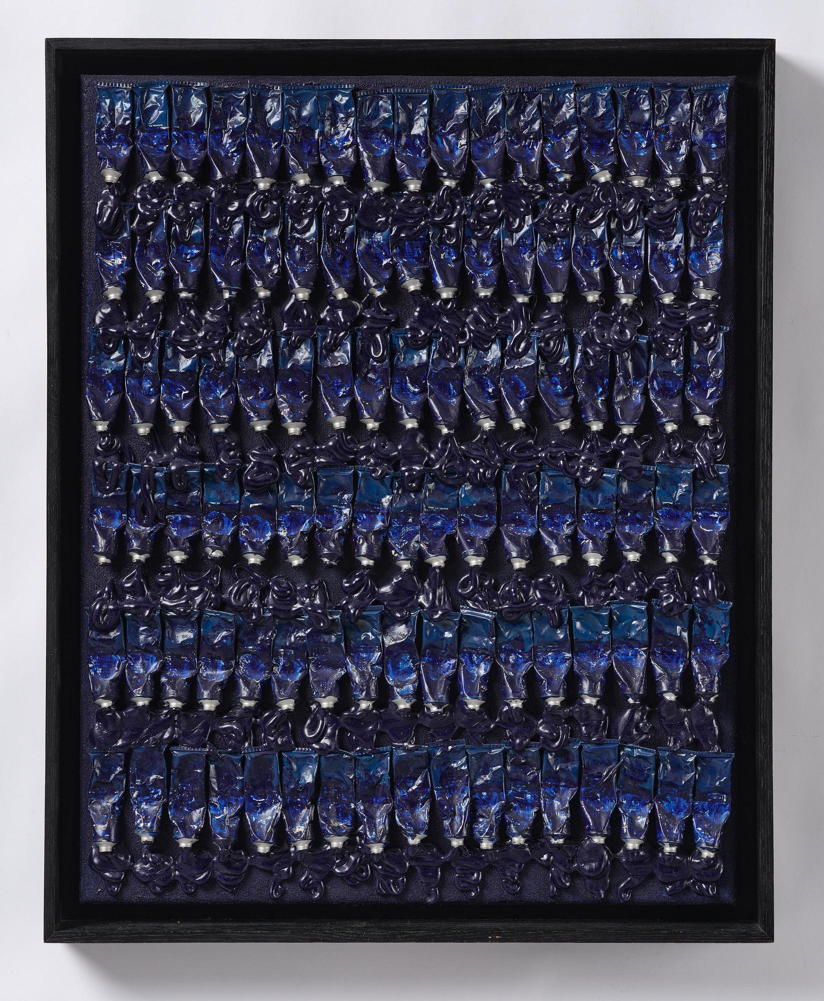 Arman (Armand Pierre Fernandez), "Monochrome Accumulation no. 3003".