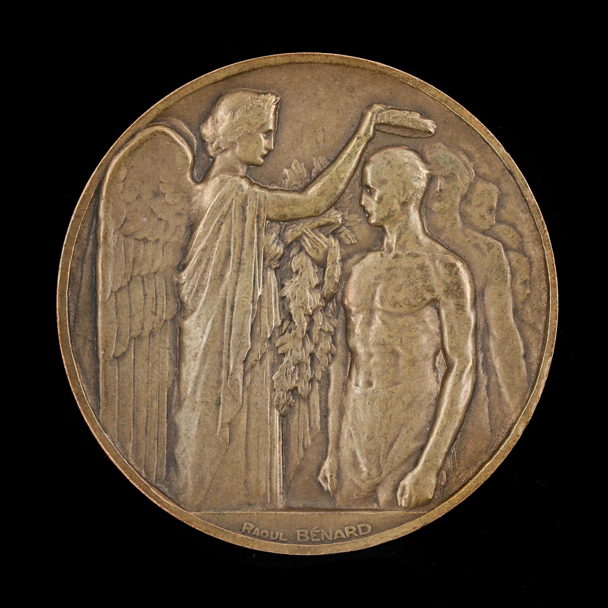 MEDALJ, brons, olympiaden i Paris 1924.