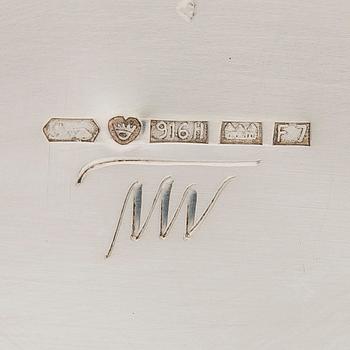 Tapio Wirkkala, vas, silver, "TW 36", Kultakeskus Hämeenlinna, 1959.