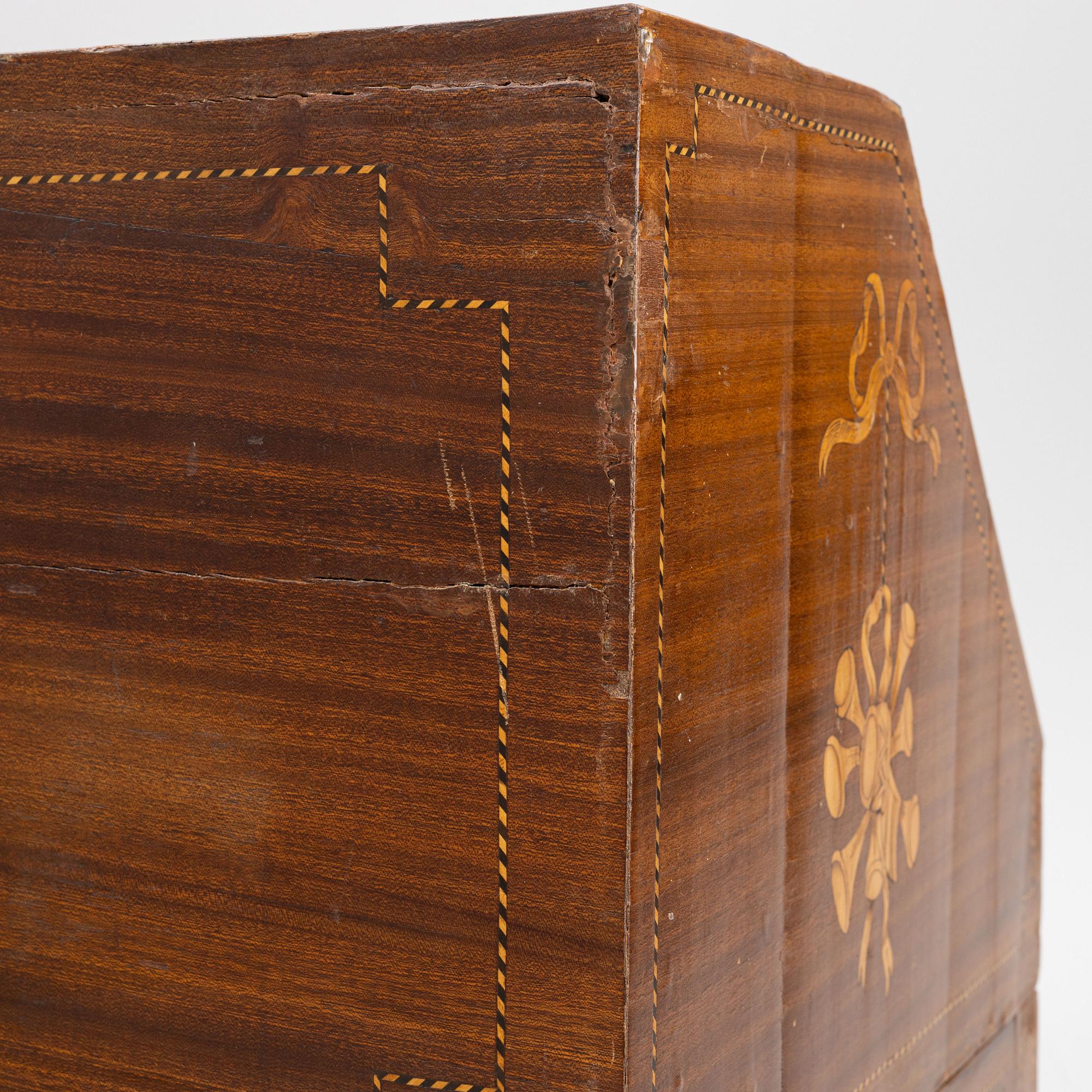 A Gustavian Style Desk, circa 1900.