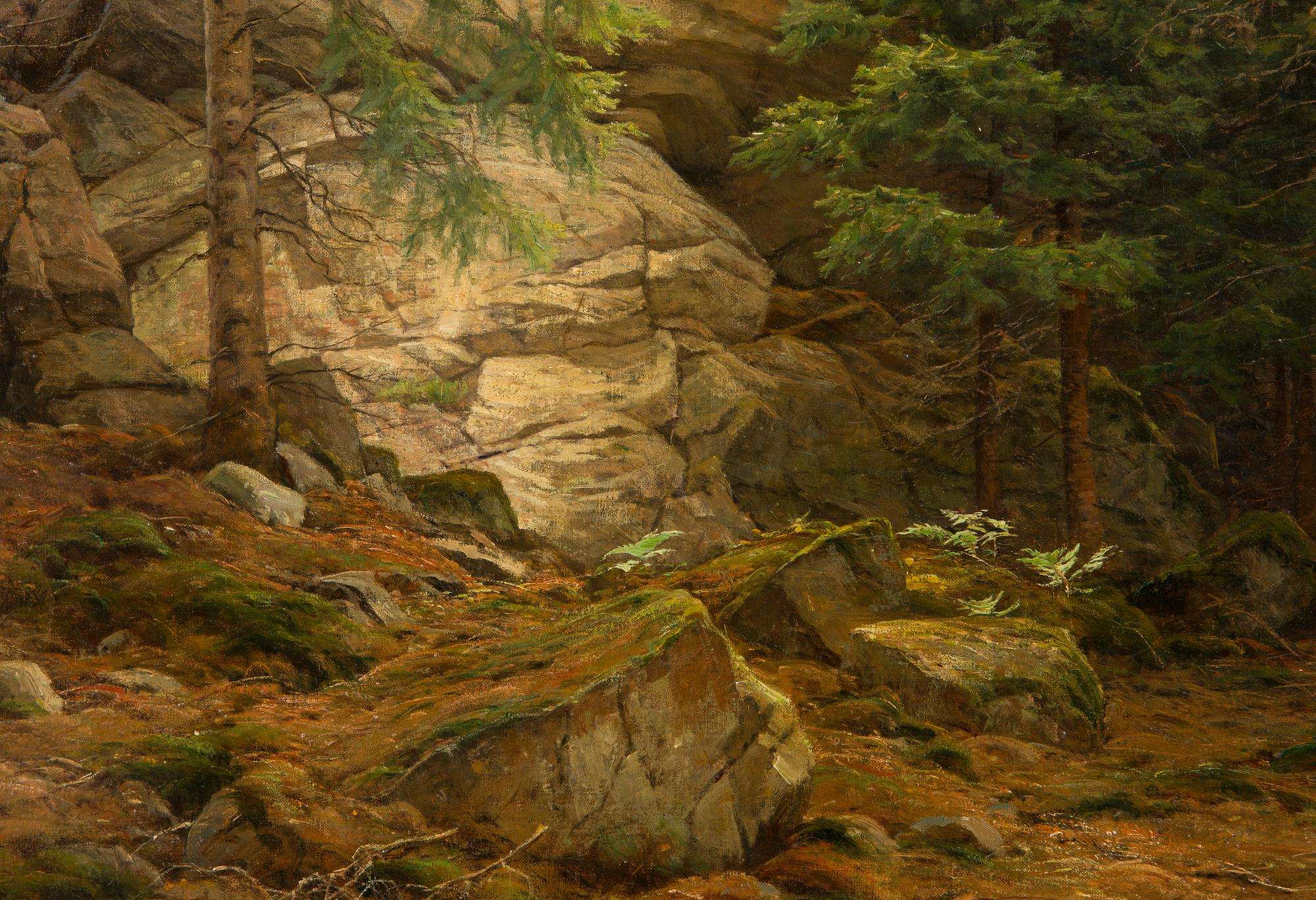 Berndt Lindholm, Mountain Cleavage in the Forest.