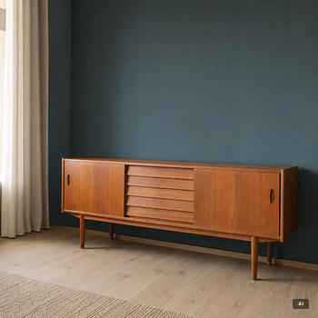 Nils Johansson, a 'Trio' sideboard, Hugo Troeds, Björnum, 1960's.