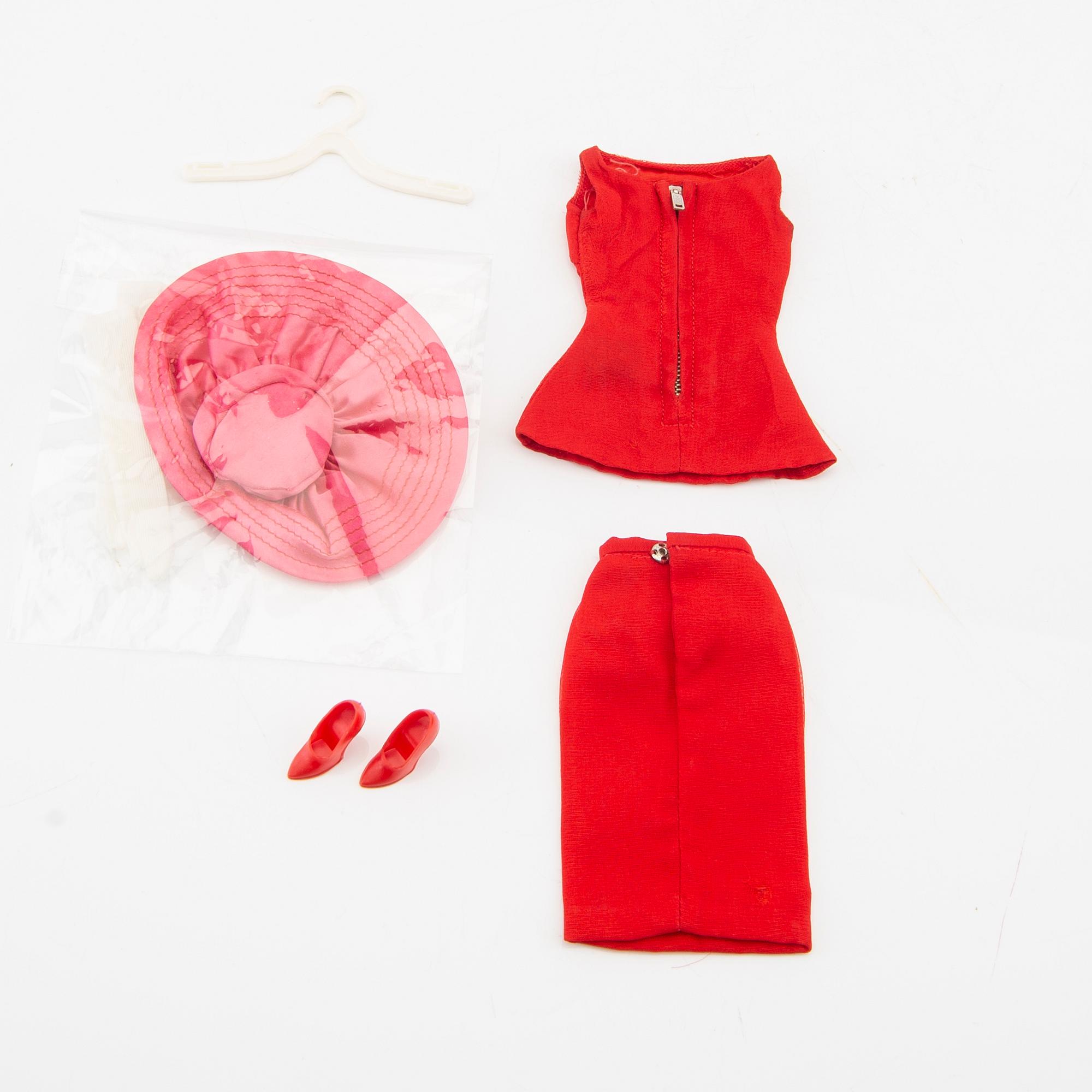 Barbie clothes 3 sets. Vintage including "Golden Glory" Mattel 1965-66, "Music Center Matinee" Mattel 1966-67.
