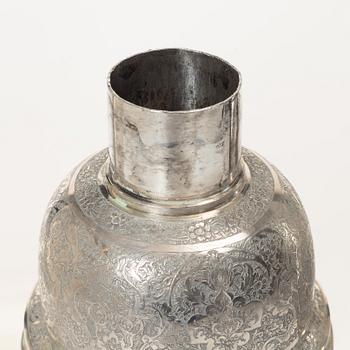 Cocktail shaker, silver, Persian, first half of the 20th century. Total weight 515 grams.