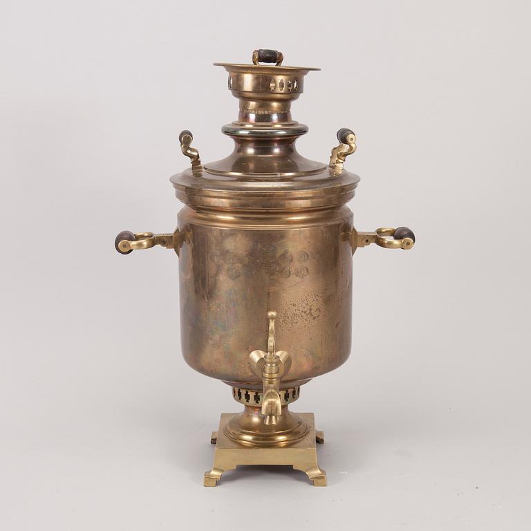 SAMOVAR, Tula, mässing, Ryssland sekelskiftet 1800/1900.