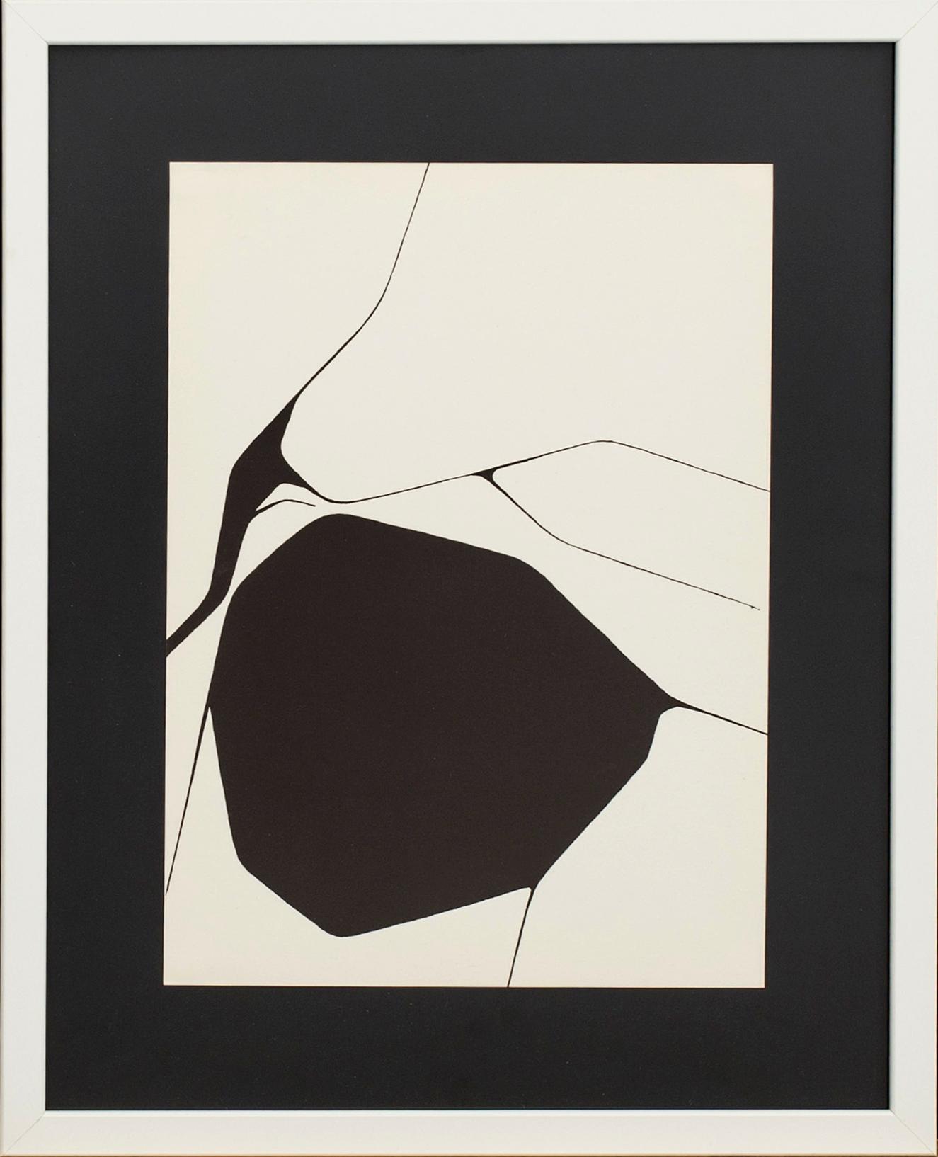 PABLO PALAZUELO, colour lithographe, from Derrière le Miroir nr 137 1963.