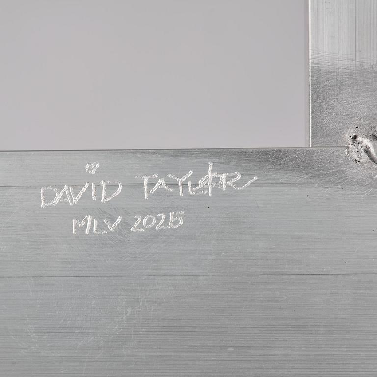 David Taylor, stol, unik, "Aluminium Chair", Studio Mellösaverken, Sverige, 2025.