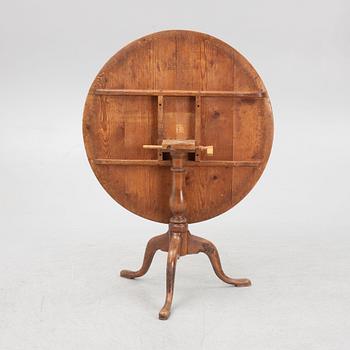 A tilt-top table by Jacob Sjöin ( Köping and Kungsör 1767-1785).