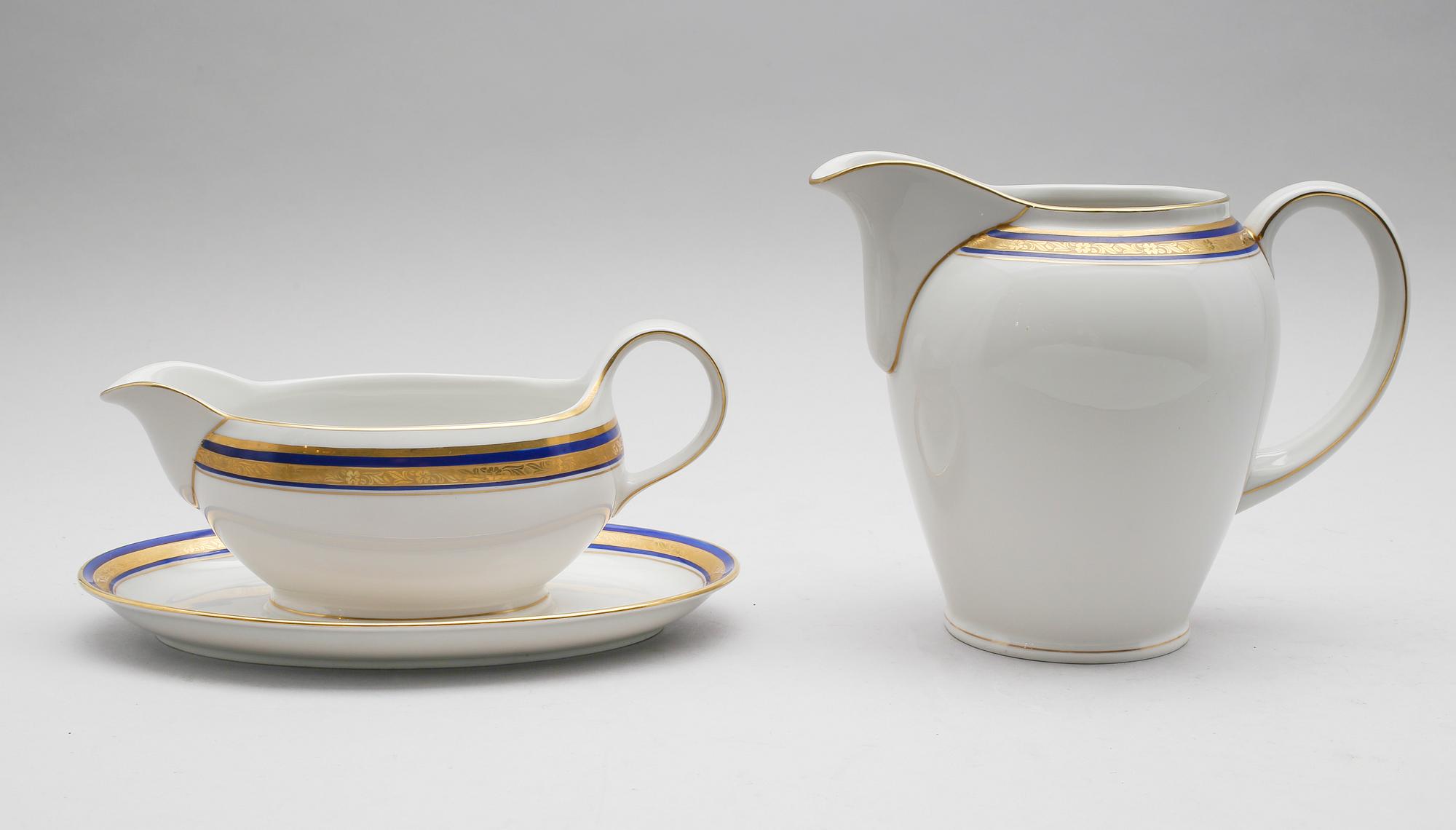 MATSERVIS, 58 delar, porslin, Bavaria, Tyskland, 1900-talets mitt.