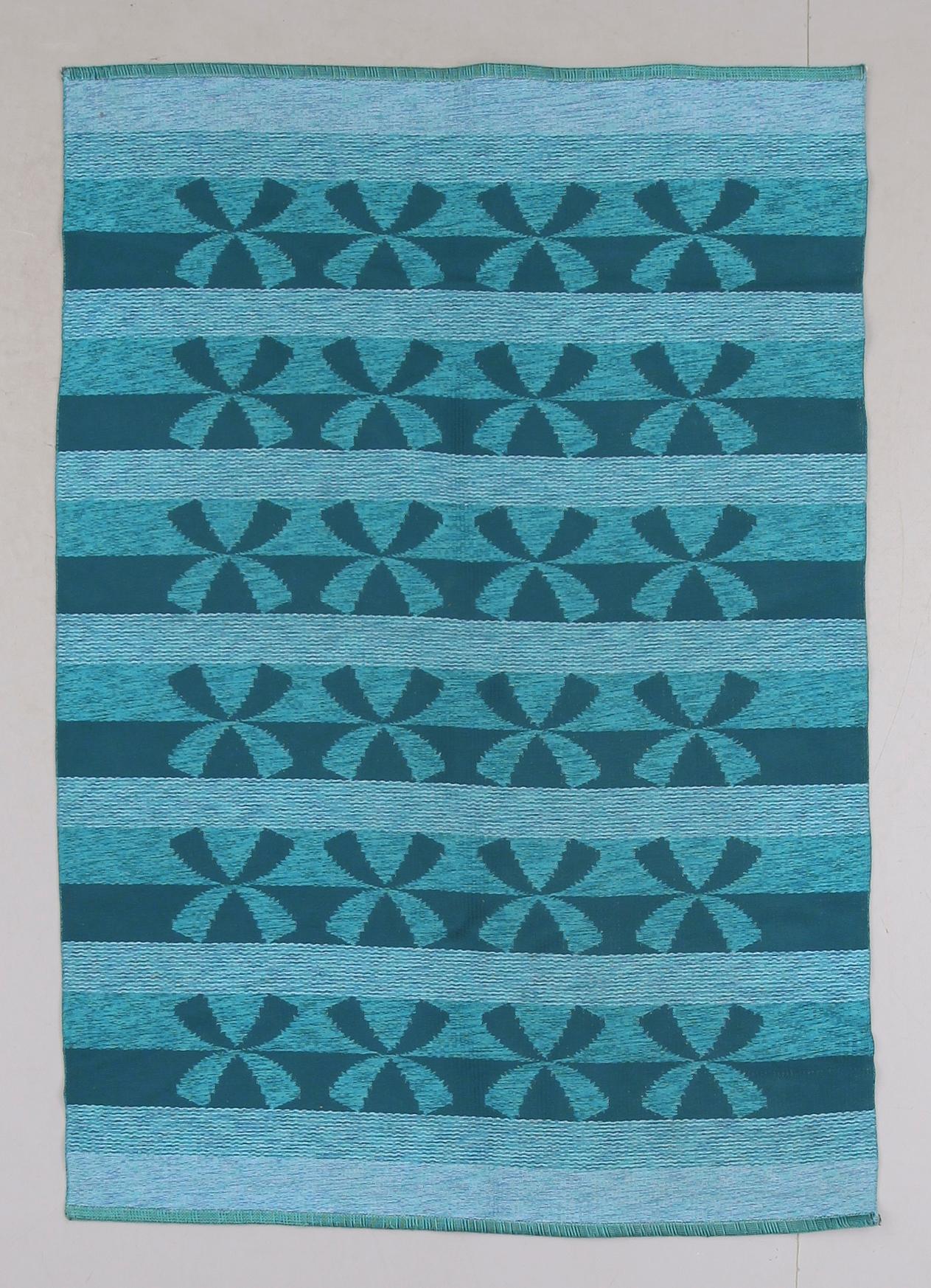MATTA, Rölakan, dubbelvävd, 1900-talets mitt. Ca 197 x 136 cm.