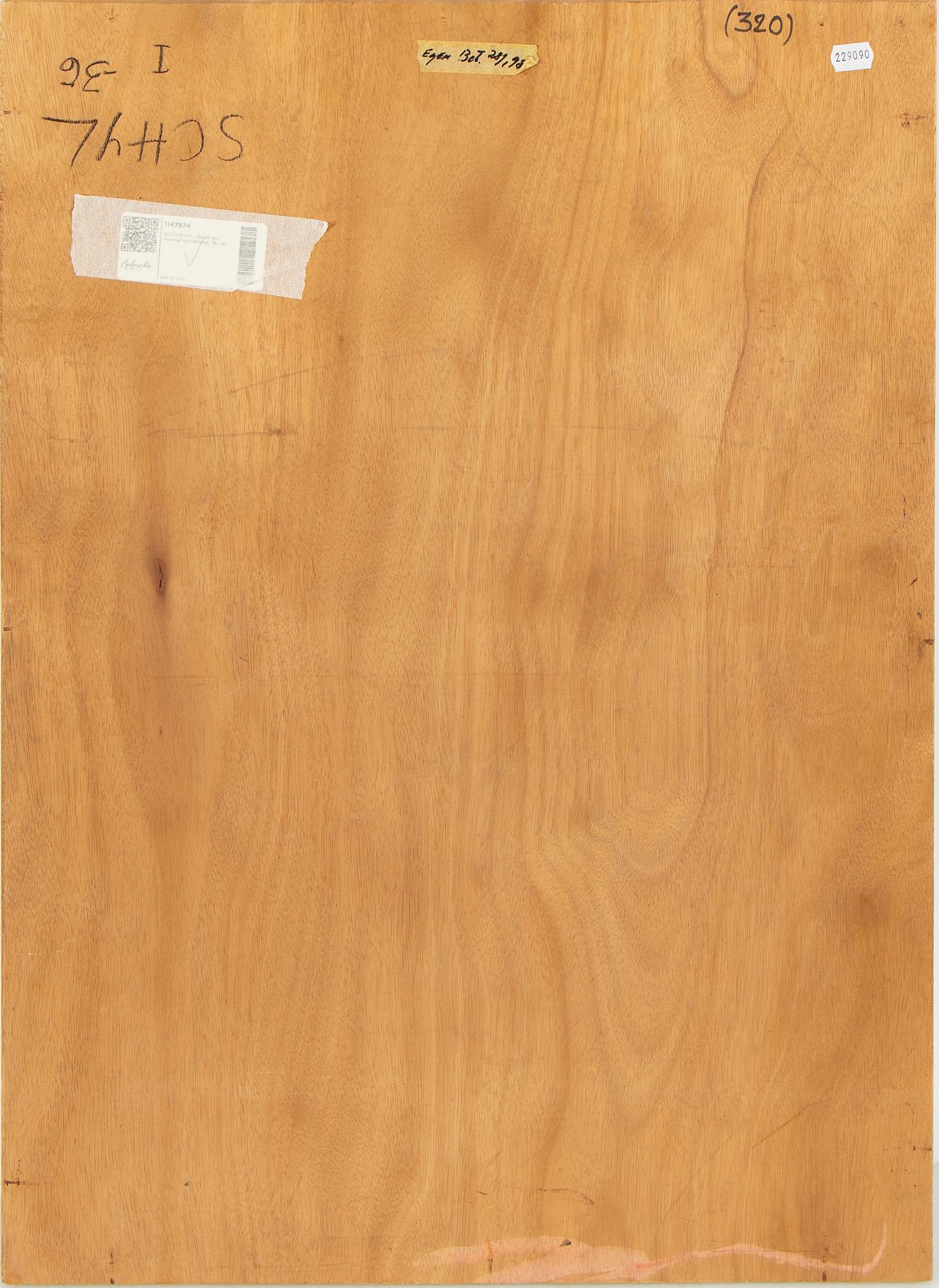 JULES SCHYL, oil on canvas, signed and dated -36.