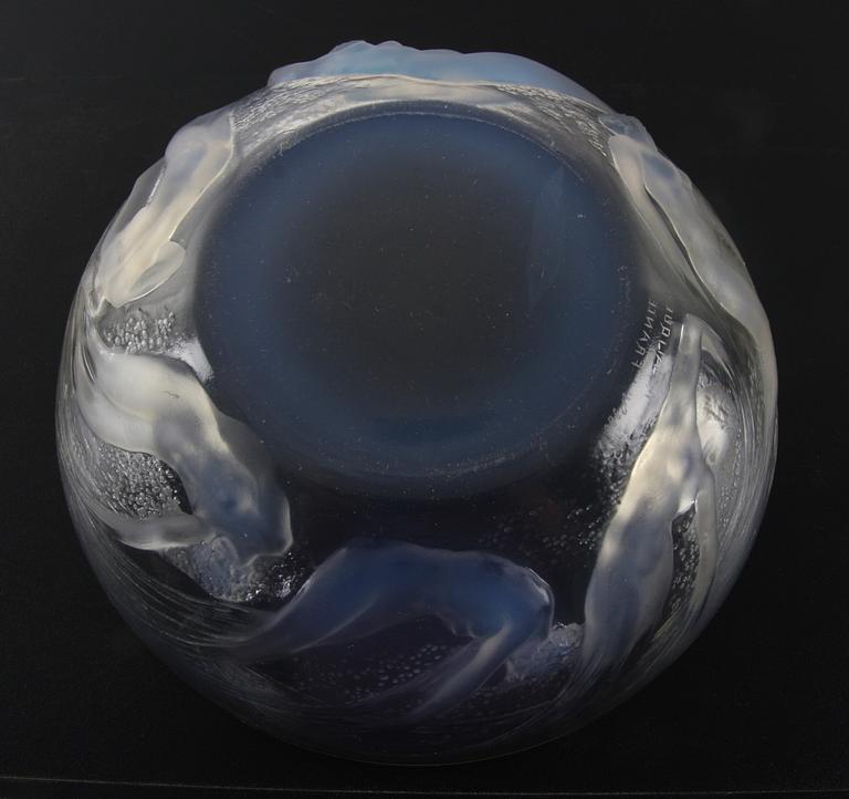 SKÅL, glas, sign R Lalique, France, Nr 380.