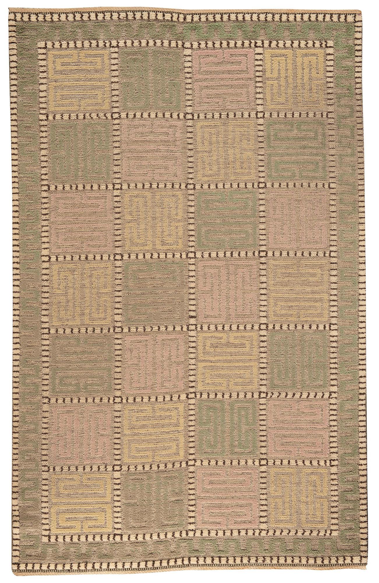 Märta Måås-Fjetterström, matta, "Ursula", reliefflossa, ca 266 x 168 cm, osignerad.