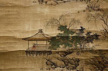 RULLMÅLNING, Kina, troligen 1800-tal.