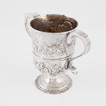 John Langlands I & John Robertson I, bägare, silver, Newcastle, England 1785.