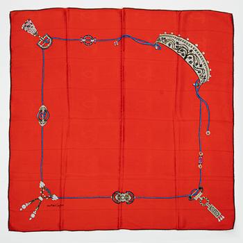 Cartier, two silk scarves.