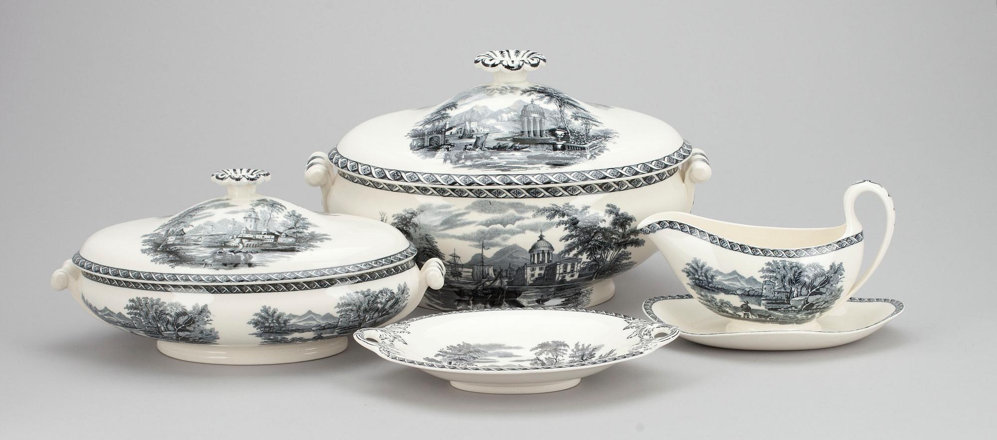 SERVIS, 65 delar, England, Wedgwood, Etruria, 1900-talets början.