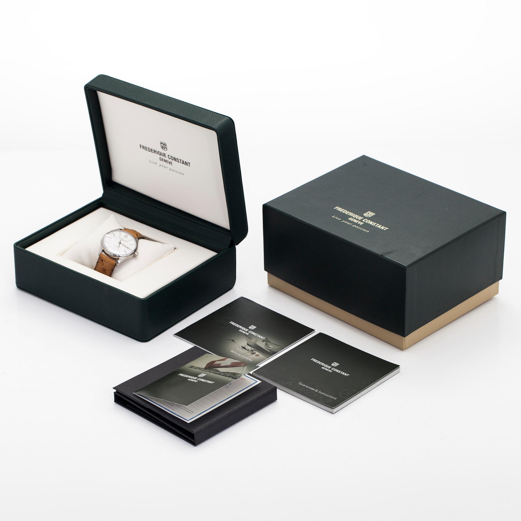 Frederique Constant, Classic, armbandsur, 40 cm, stål, quartz.