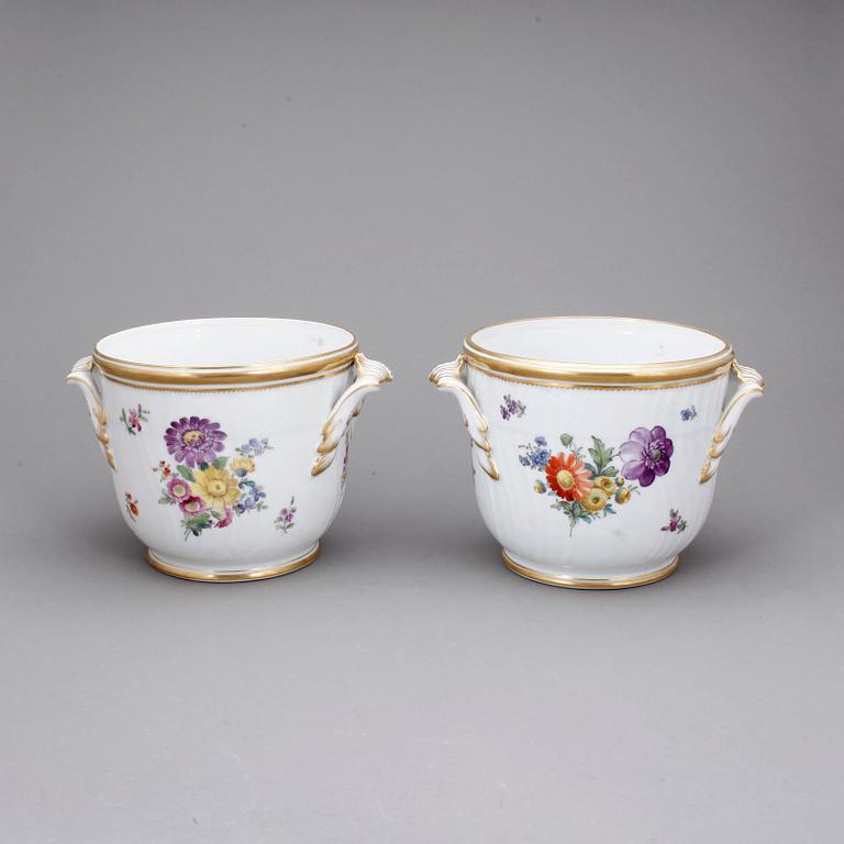 VINKYLARE, ett par, porslin, Royal Copenhagen.