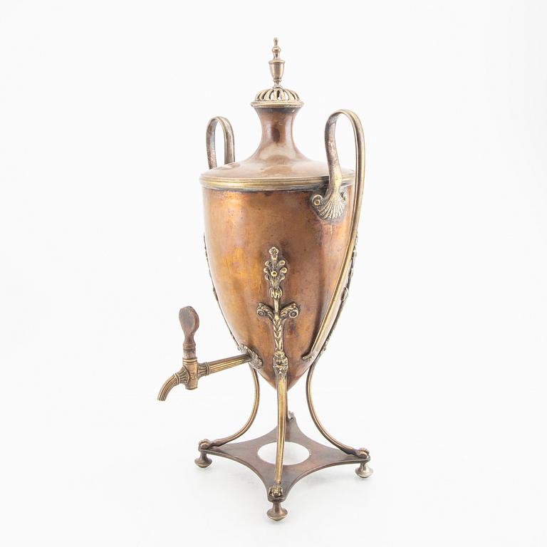 A mid 1800s Empire tea samovar.