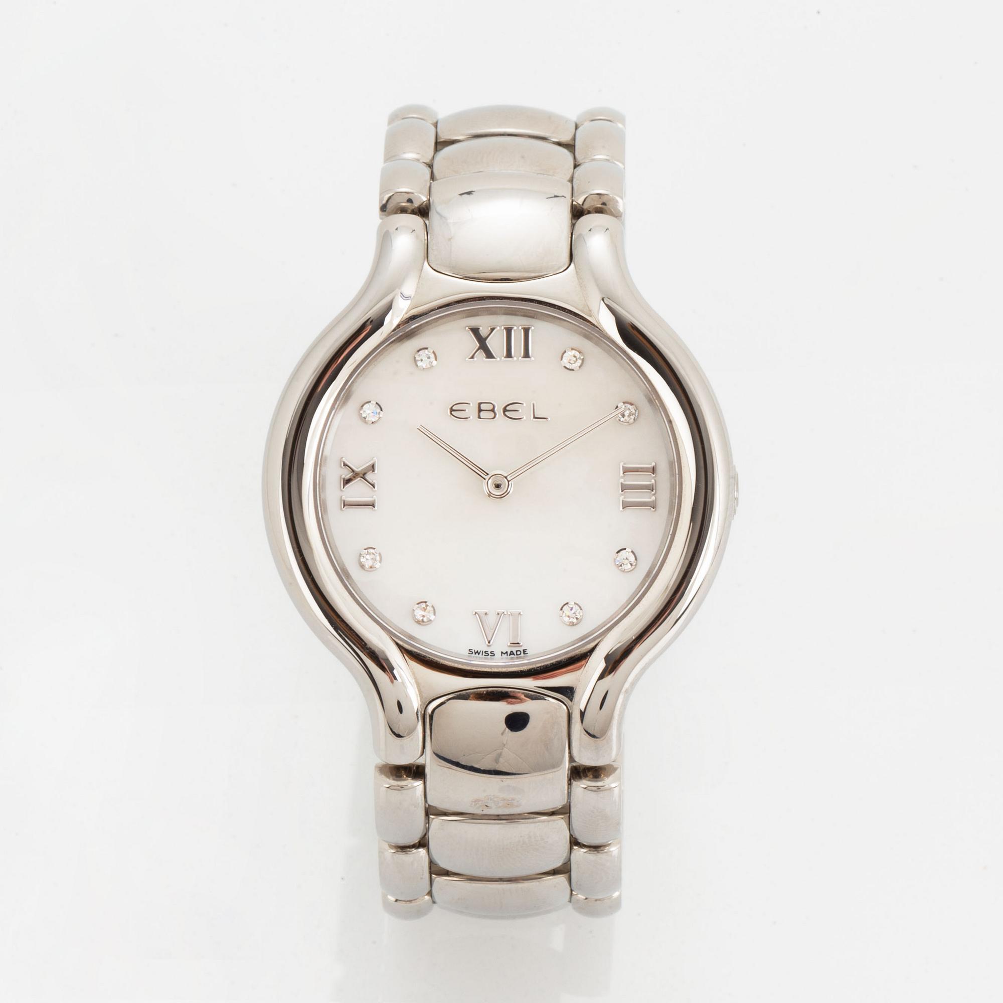 Ebel, Beluga, Grande Lady, wristwatch, 34 mm.