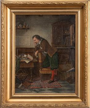 Okänd konstnär, Reading man.