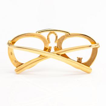 Riipus, 14K kultaa, timantti n. 0.025 ct.