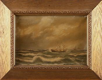 OKÄND KONSTNÄR, oljemålning, sign A. Nilsson.