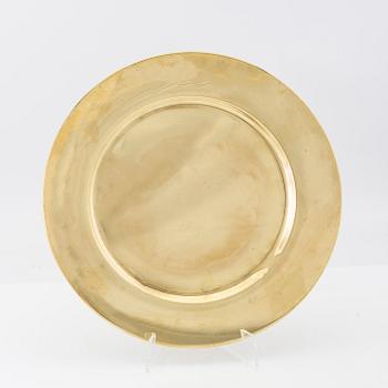 Envelope Plates, 12 pcs, Stelton Denmark, Late 20th Century.