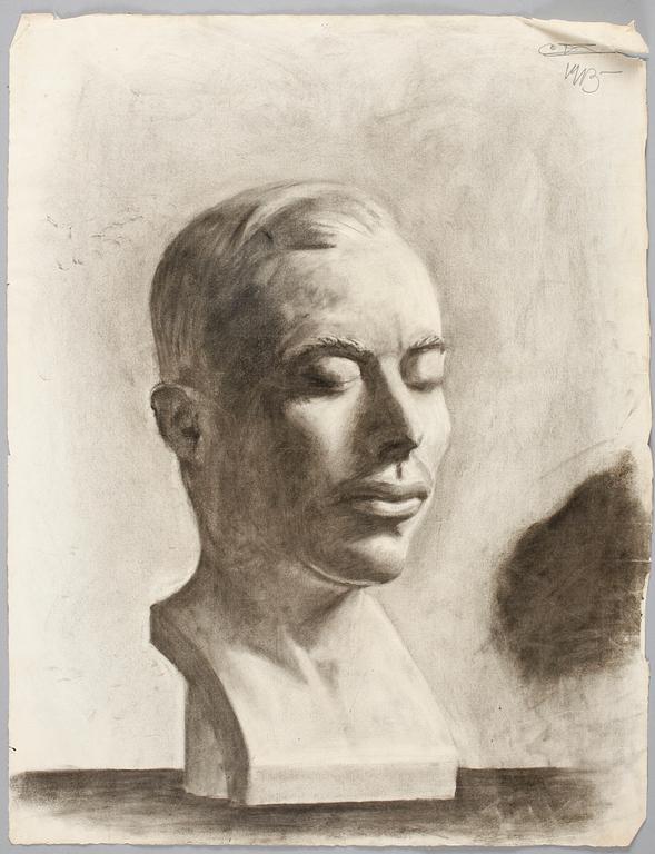 HARALD FALKMAN, ARKITEKTURRITNINGAR, ca 20 st samt, AKADEMITECKNINGAR, 4 ST, sign, dat tidigt 1900-tal.