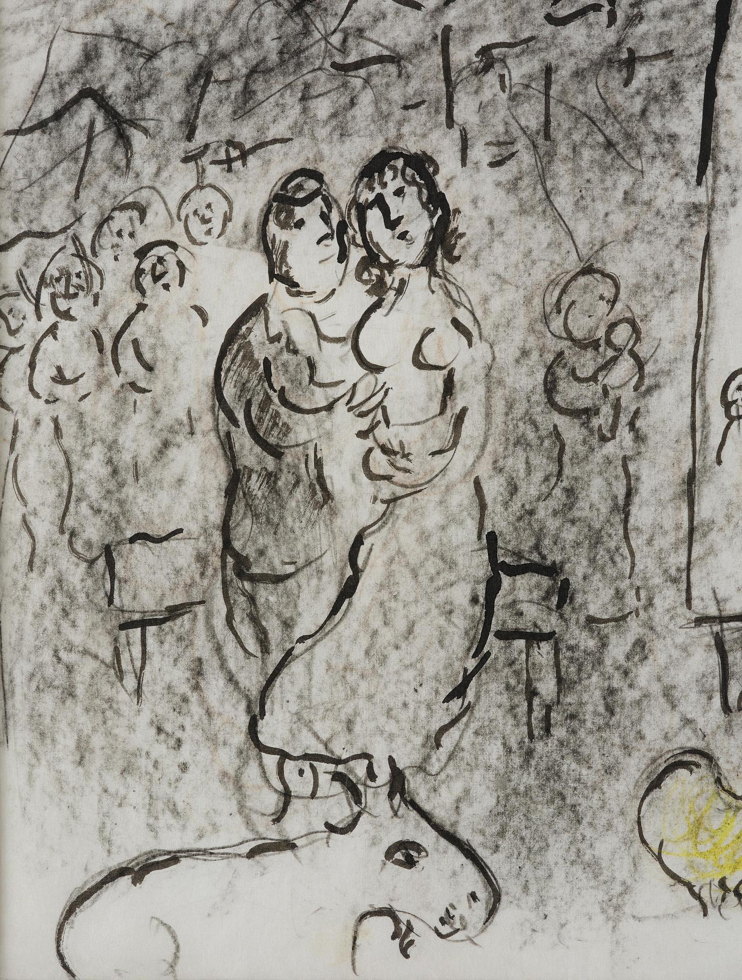 Marc Chagall, "L'artiste et l'ange".