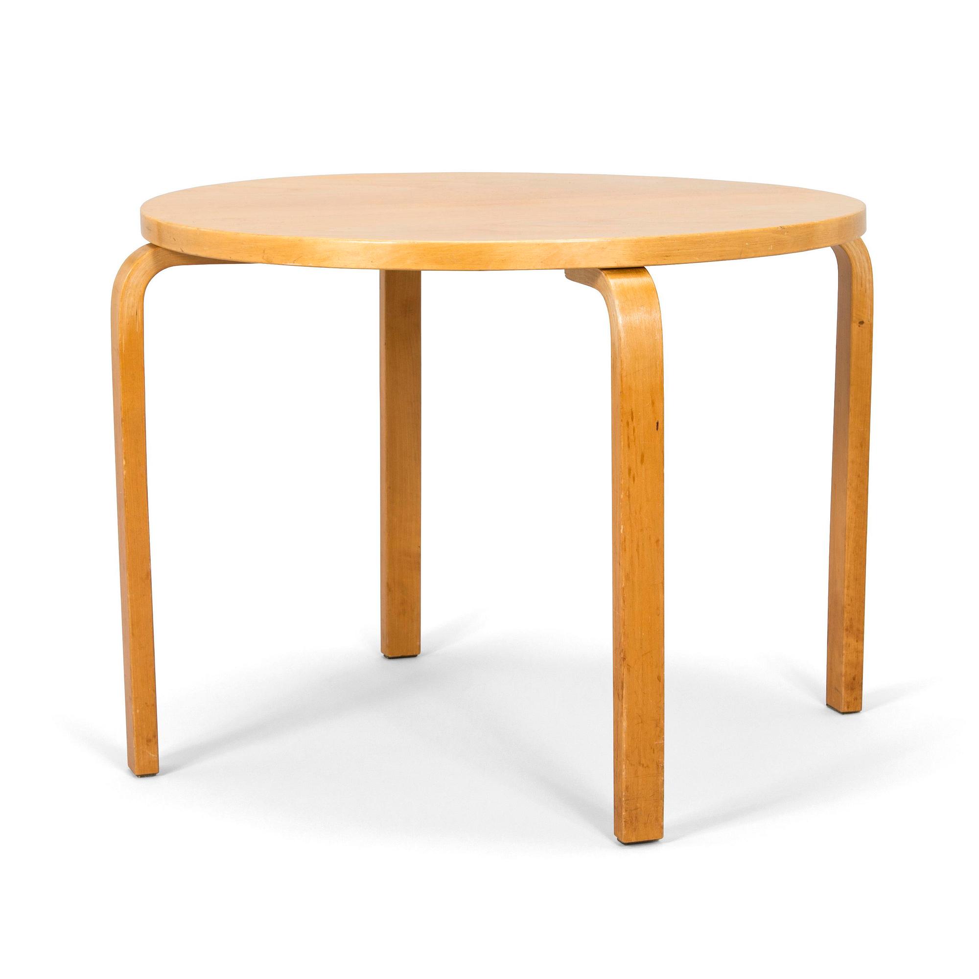 Alvar Aalto, bord, modell 72, för O.Y. Huonekalu-ja Rakennustyötehdas A.B. 1900-talets mitt.