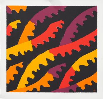 LENNART RODHE serigraph in colours signed dated and numbered 11/50 1991.