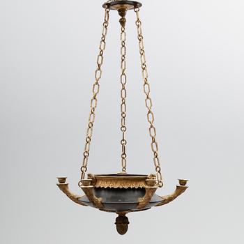 TAKAMPEL, senempire, 1800-talets mitt. Höjd ca 80 cm.
