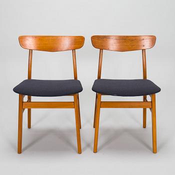 Stolar, 8 st, Danmark 1900-talets mitt.