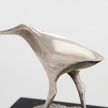Tapio Wirkkala, A bird sculpture in silver (925) for Kultakeskus Hämeenlinna 1974 or 1974.