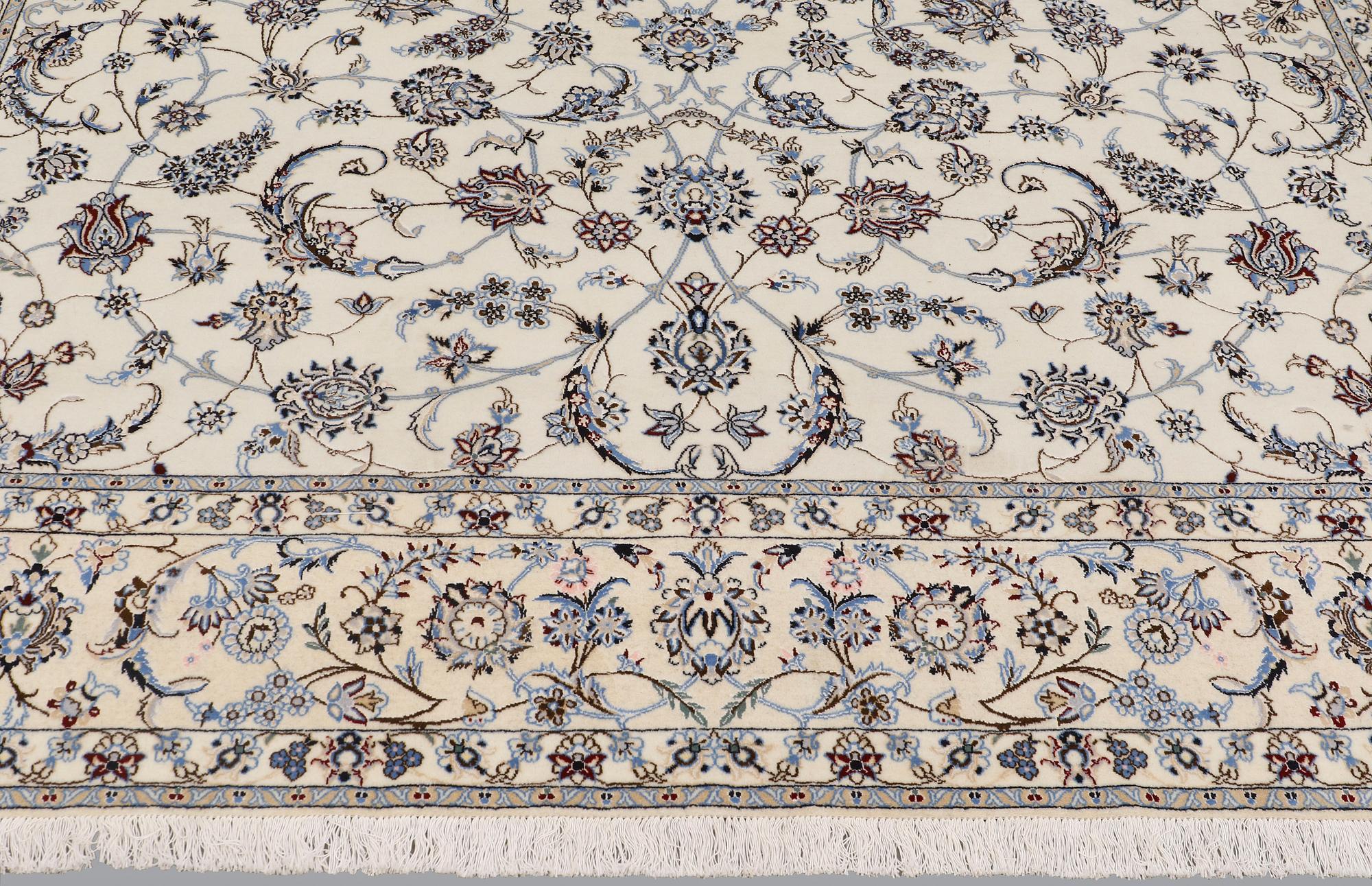 A carpet, Nain Part Silk, S.K 6LAA, 368 x 266.