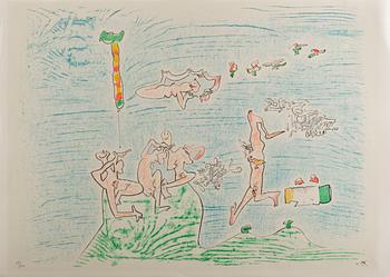 Roberto Matta · ROBERTO MATTA, färglitografi, signerad och numrerad 35/100.