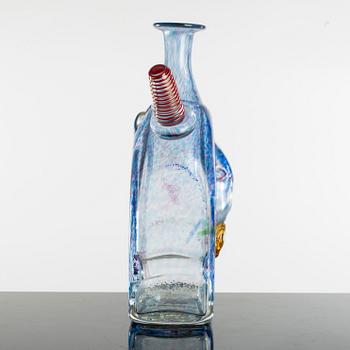 BERTIL VALLIEN, decanter, glass, signed, Kosta Boda Atlejé.